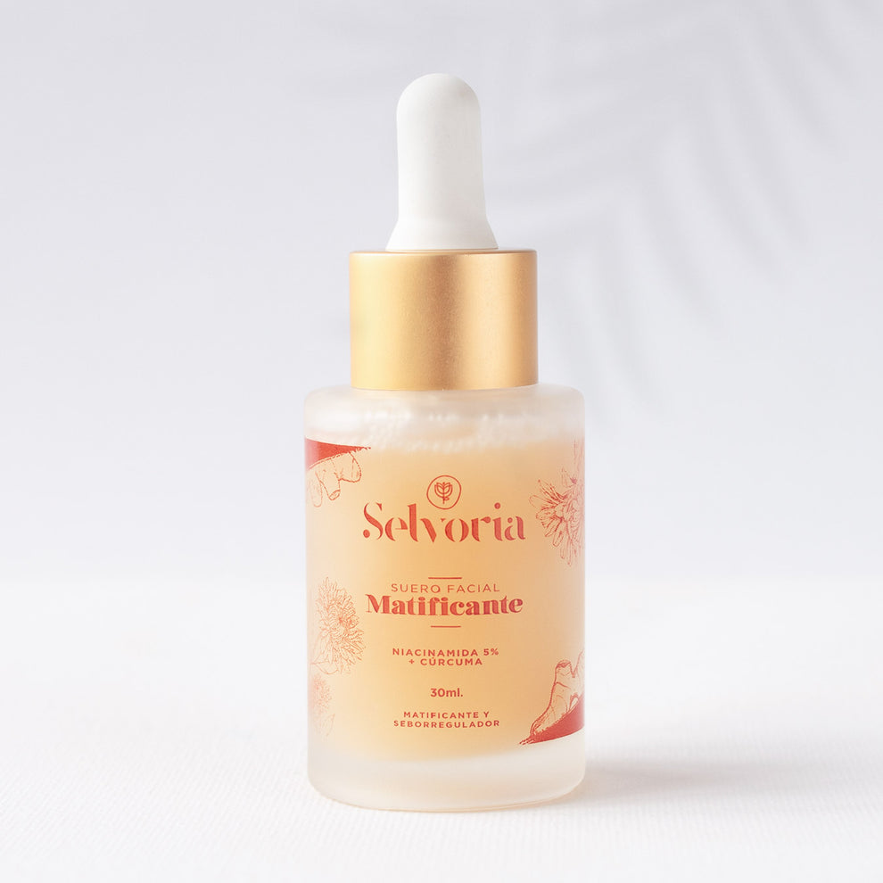 Serum Facial Matificante Niacinamida 5% + Cúrcuma